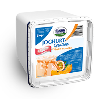 Joghurt-Creation Pfirsich-Maracuja 3,5%